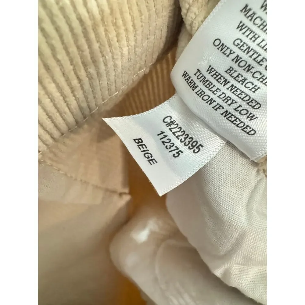 ALTAR'D STATE NWT High Rise Flare Corduroy Pants Beige Size 30 Hippie Fall - Picture 7 of 8